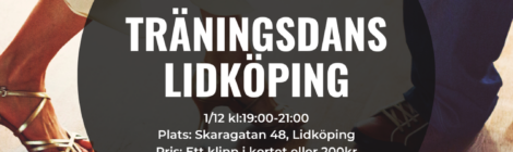 Träningsdans i Lidköping 1/12