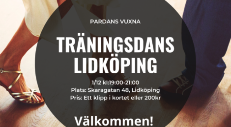 Träningsdans i Lidköping 1/12